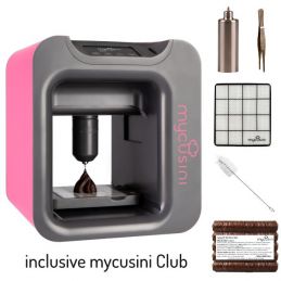 mycusini 2.0 3D-Schokoladendrucker Starter Paket Passion Pink