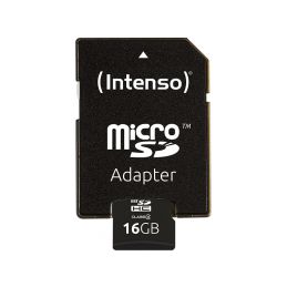 INTENSO MICRO SDHC KARTE 16GB 3403470 21MB/s mit Adapter