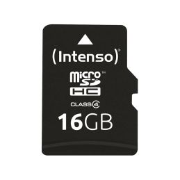 INTENSO MICRO SDHC KARTE 16GB 3403470 21MB/s mit Adapter