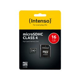 INTENSO MICRO SDHC KARTE 16GB 3403470 21MB/s mit Adapter