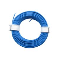 Litze 0.25mm² hochfelxibel 1 Meter Blau