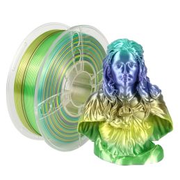 3D4000 Silk PLA Rainbow Filament 1KG Forest