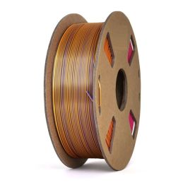 3D4000 Silk PLA Tricolor Multicolor Filament 1KG Rot Gold Lila