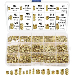 Gewindeeinsatz Set M2-M5 330 Stück 3D4000Shop Basel