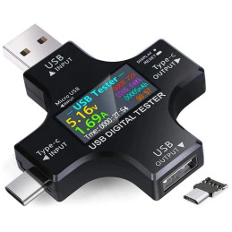 USB Tester für USB-A / USB-C / microUSB 3D4000Shop Basel
